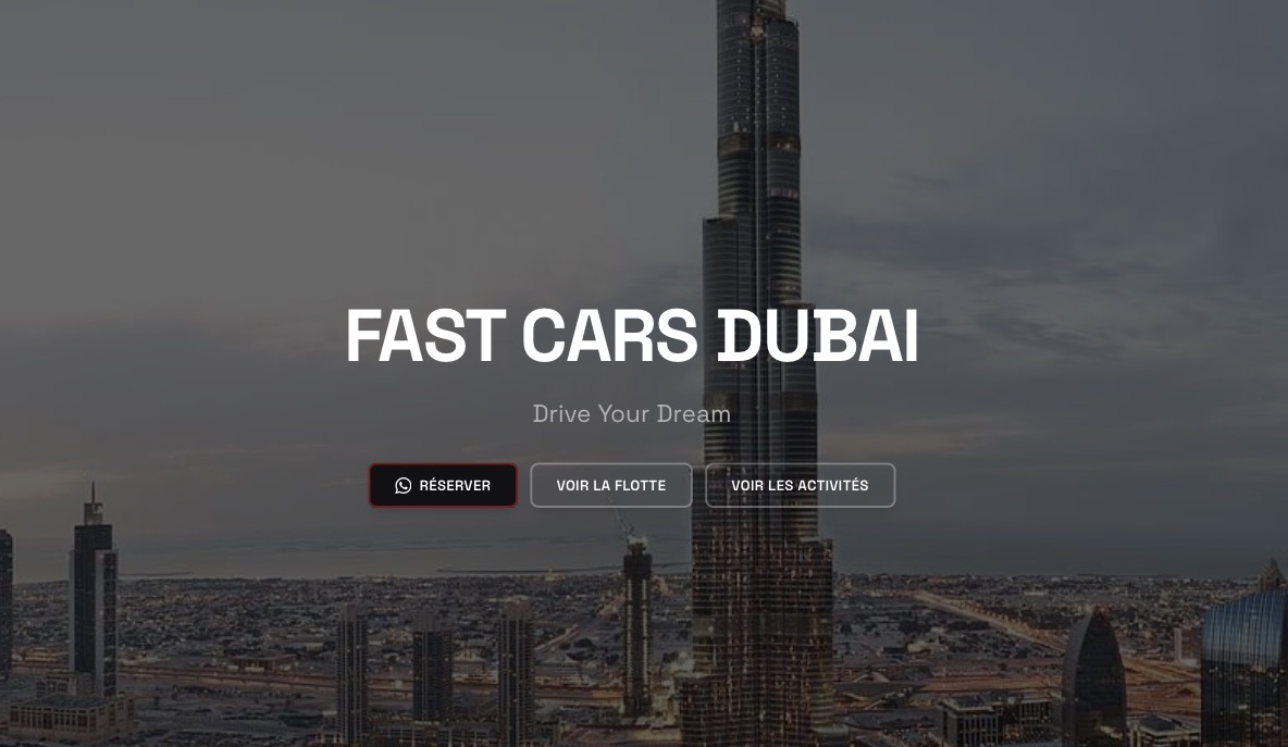 Fast Cars Dubai