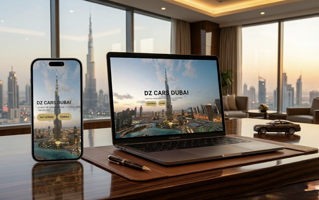 DZ Cars Dubai - Site vitrine